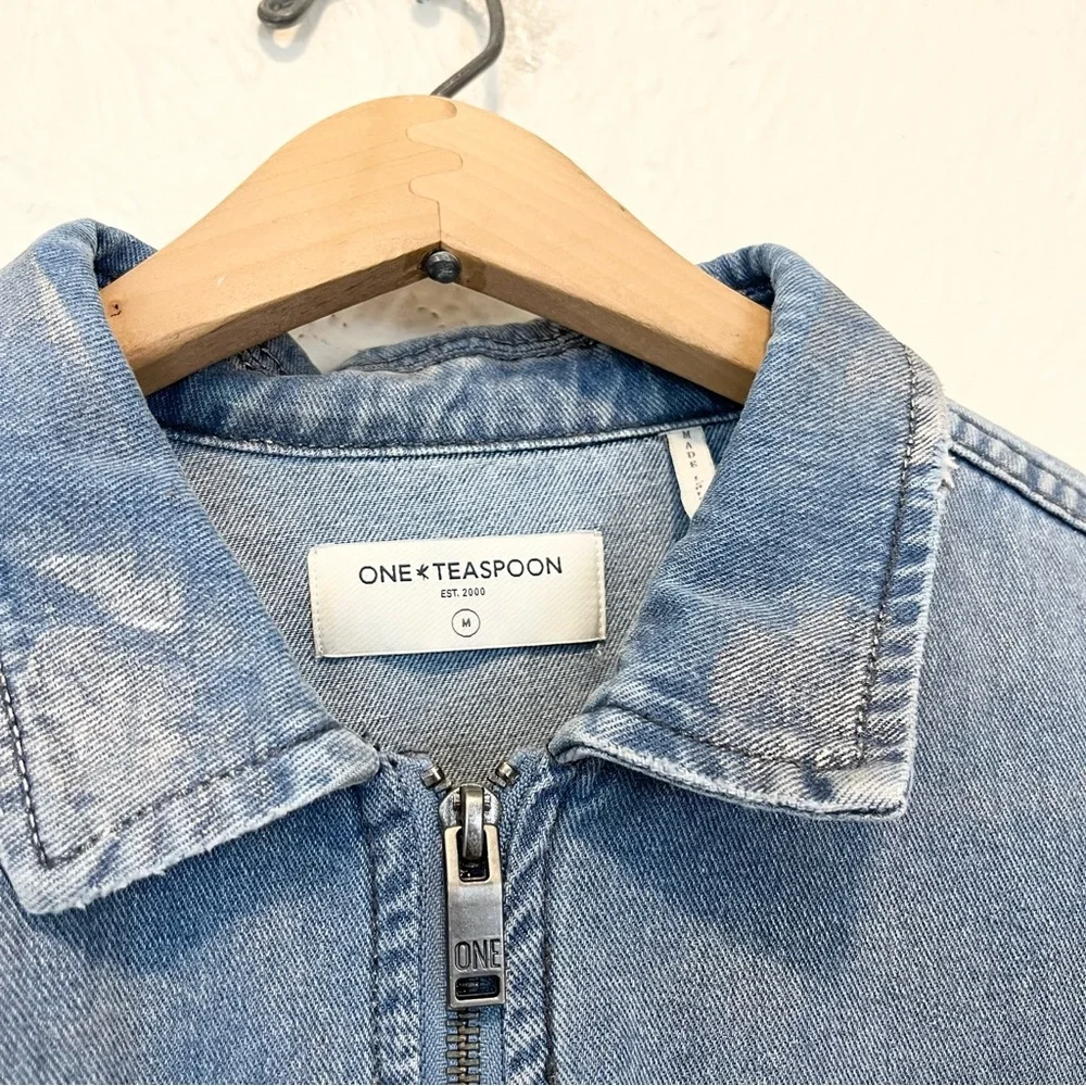 One Teaspoon Revolve Dress Mini Denim Medium M Olivia